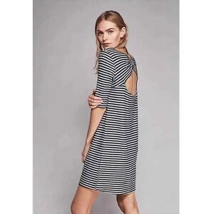 We The Free Black and White Striped Dress